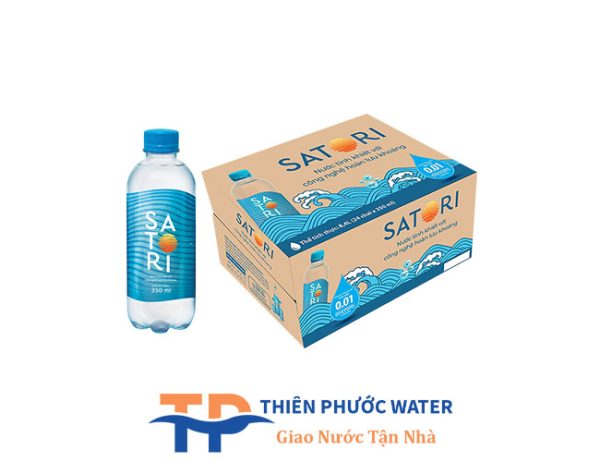 Nước tinh khiết Hoàn lưu khoáng Satori Thùng 350ml