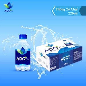 Nước chai 220ml Adoli Plus